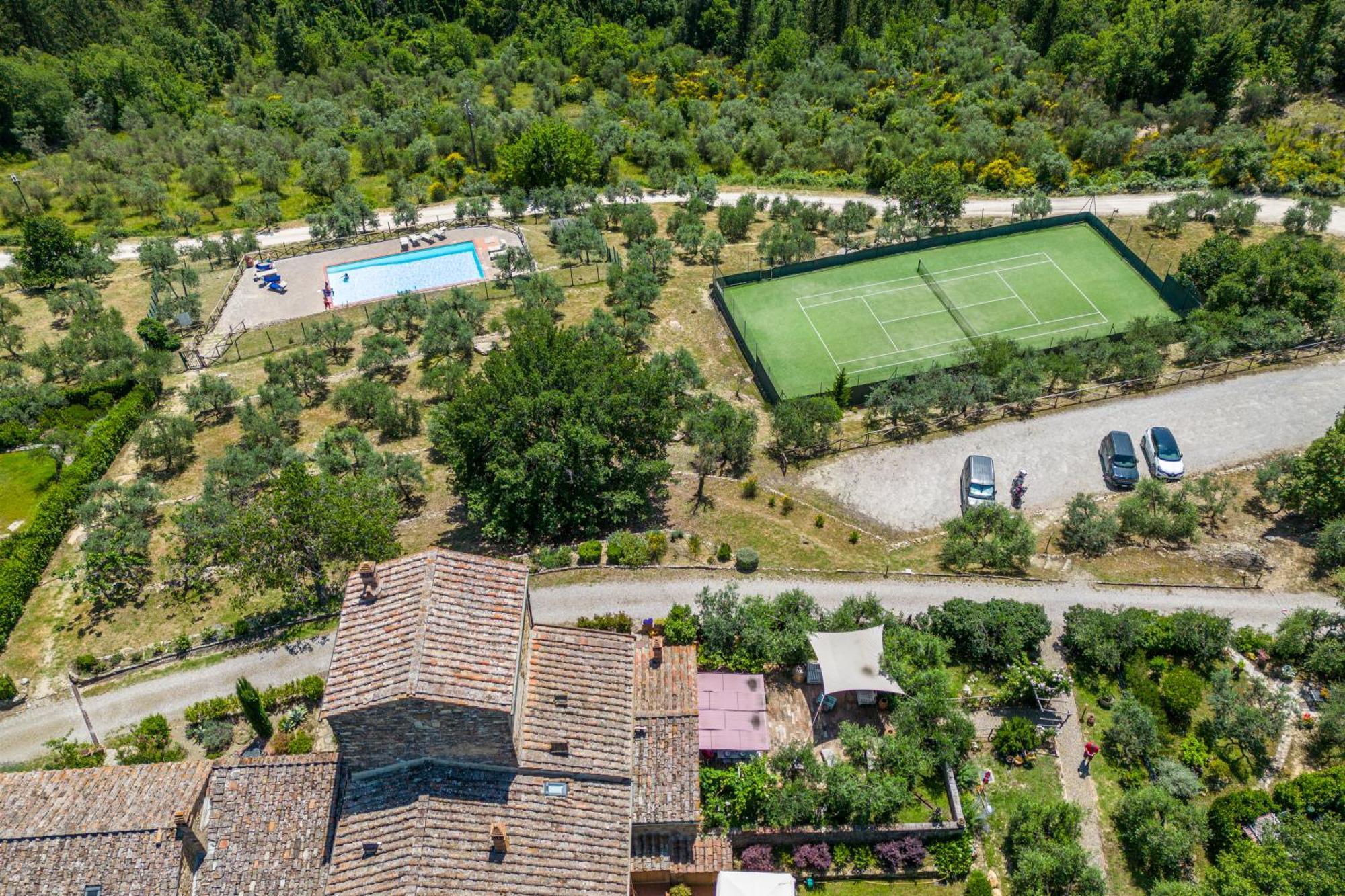 Casa Anita - Pool And Tennis Court Castellina In Chianti - Granaio, Toscana Esterno foto